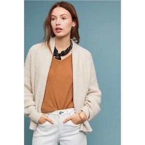 Anthropologie Moth Boucle Alpaca Cardigan